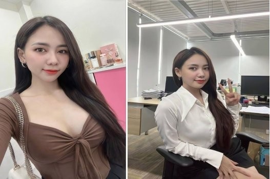 Thư ký xinh ai cũng thèm đụ - clip sex