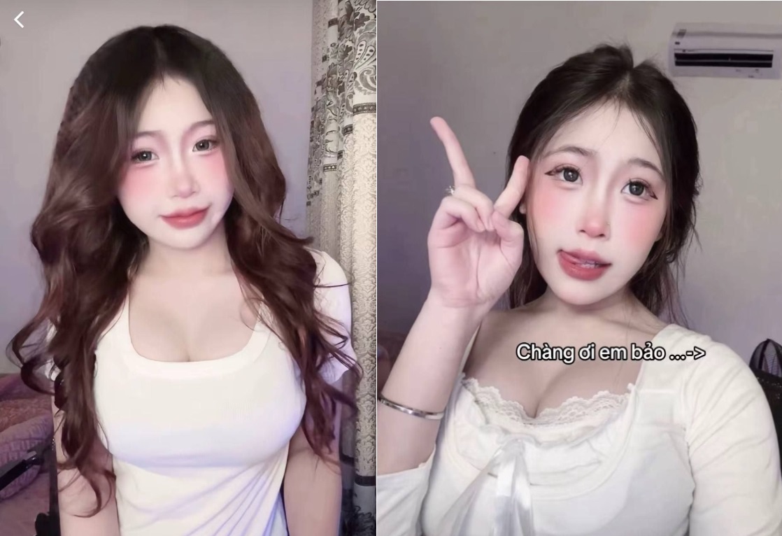[không che] Em TikToker Thỏ Baby dáng ngon chat lâu bị hậu nhập mạnh