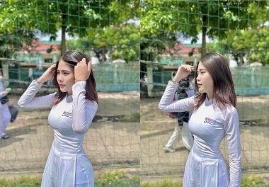 Kiều Oanh cười khúc khích khi bị nện - sex viet