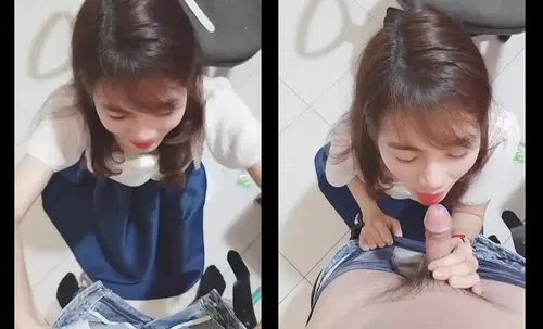 Em văn phòng tranh thủ giờ nghỉ trưa đụ anh - không che