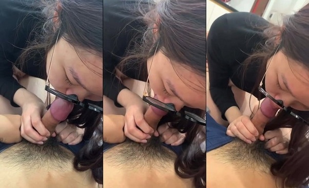 Sex Viet:Cô sinh viên kính cận non tơ tập bú cu mà em mút như kẹo mút