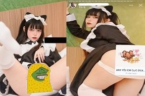 sex vn-Gia Hân cosplay hầu gái nhìn cực ngon