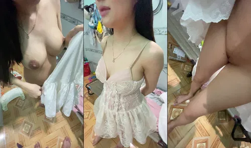 [clip sex] Anh đừng quay bừa bãi để yên em thay đồ nào