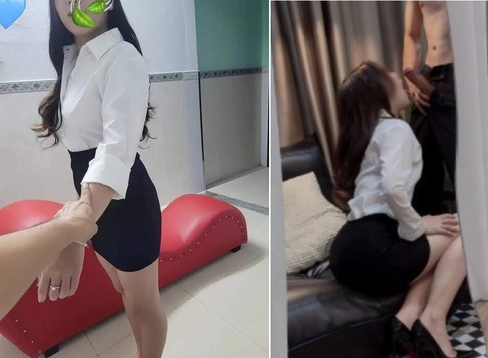 sex viet Nữ Thư Ký OL Suit Quyến Rũ Cám Dỗ Sếp