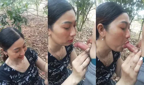 Sex Viet-Được chị gái giáo viên dẫn ra sau vườn bú cặc cực nứng